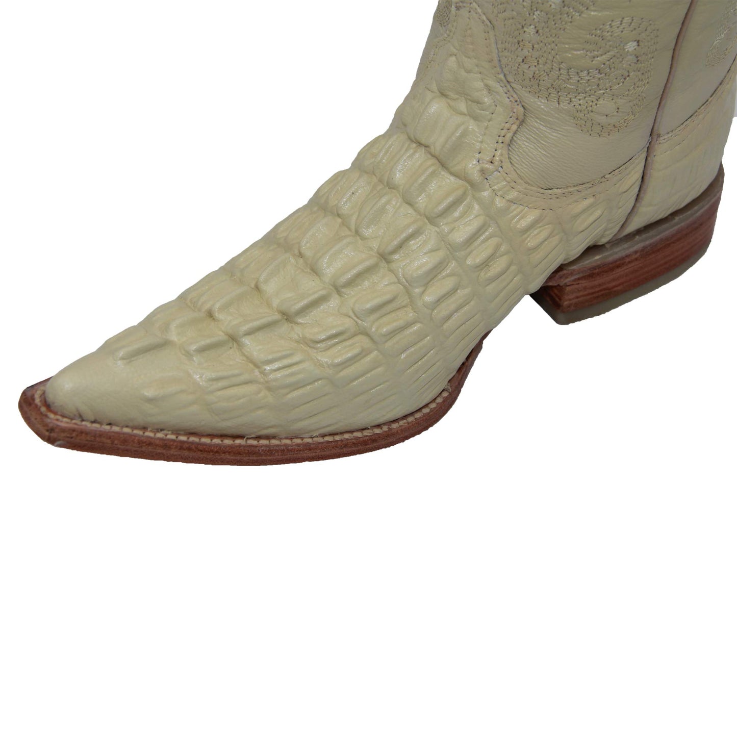 Men's Chihuahua Snip Toe Crocodile Print Cowboy Boot