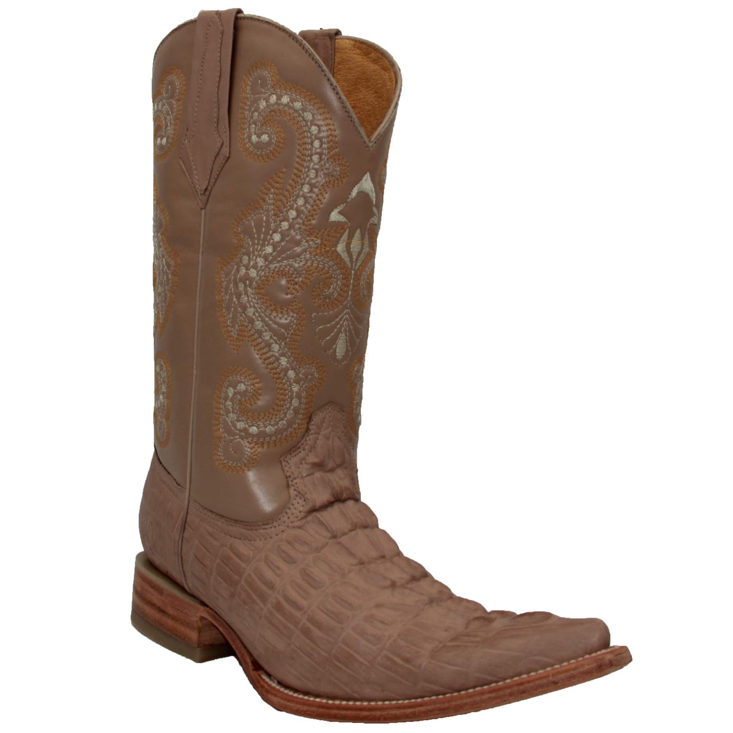 Men's Chihuahua Snip Toe Crocodile Print Cowboy Boot