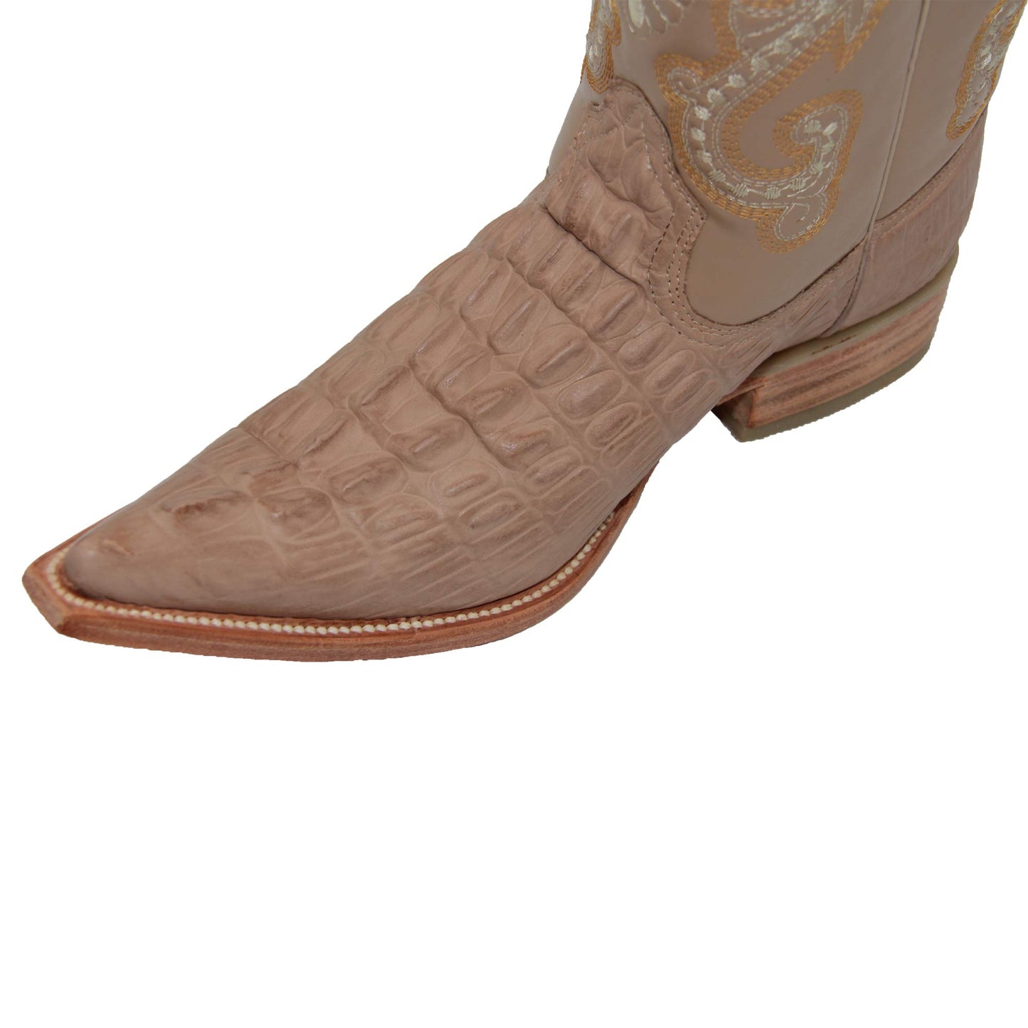 Men's Chihuahua Snip Toe Crocodile Print Cowboy Boot