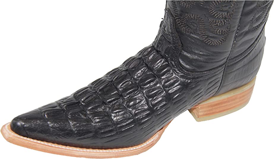 Men's Chihuahua Snip Toe Crocodile Print Cowboy Boot