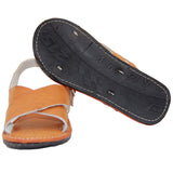 Men's Leather Solid Mexican Huarache Sandal Open Toe