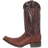 Men’s Genuine Leather Luxury Bull Neck Cowboy Boot