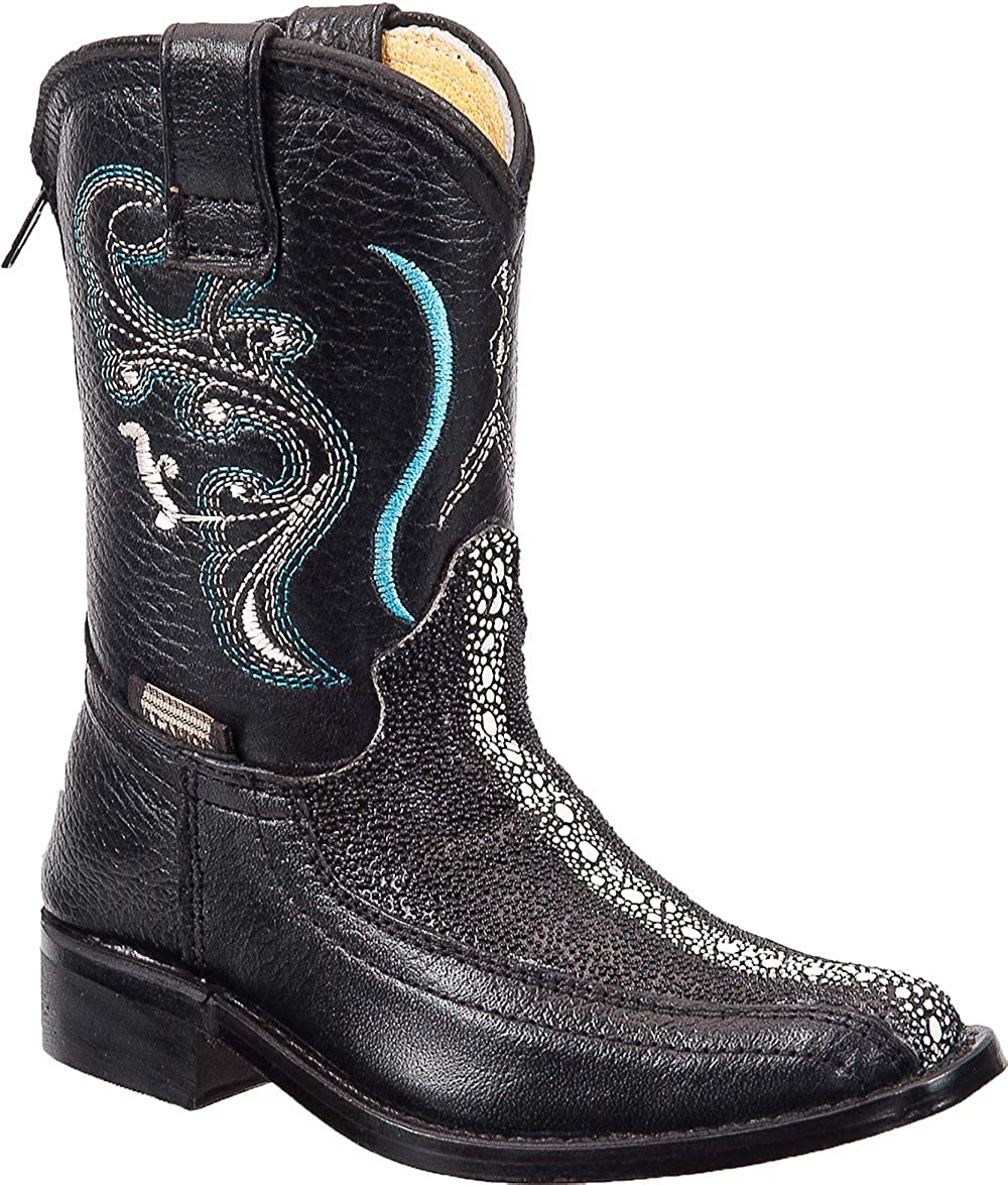 Kids Cowboy Boot Toddlers Infant Western Stingray Snip Toe Boot