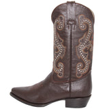 Men’s Genuine Leather J Toe Western Boot