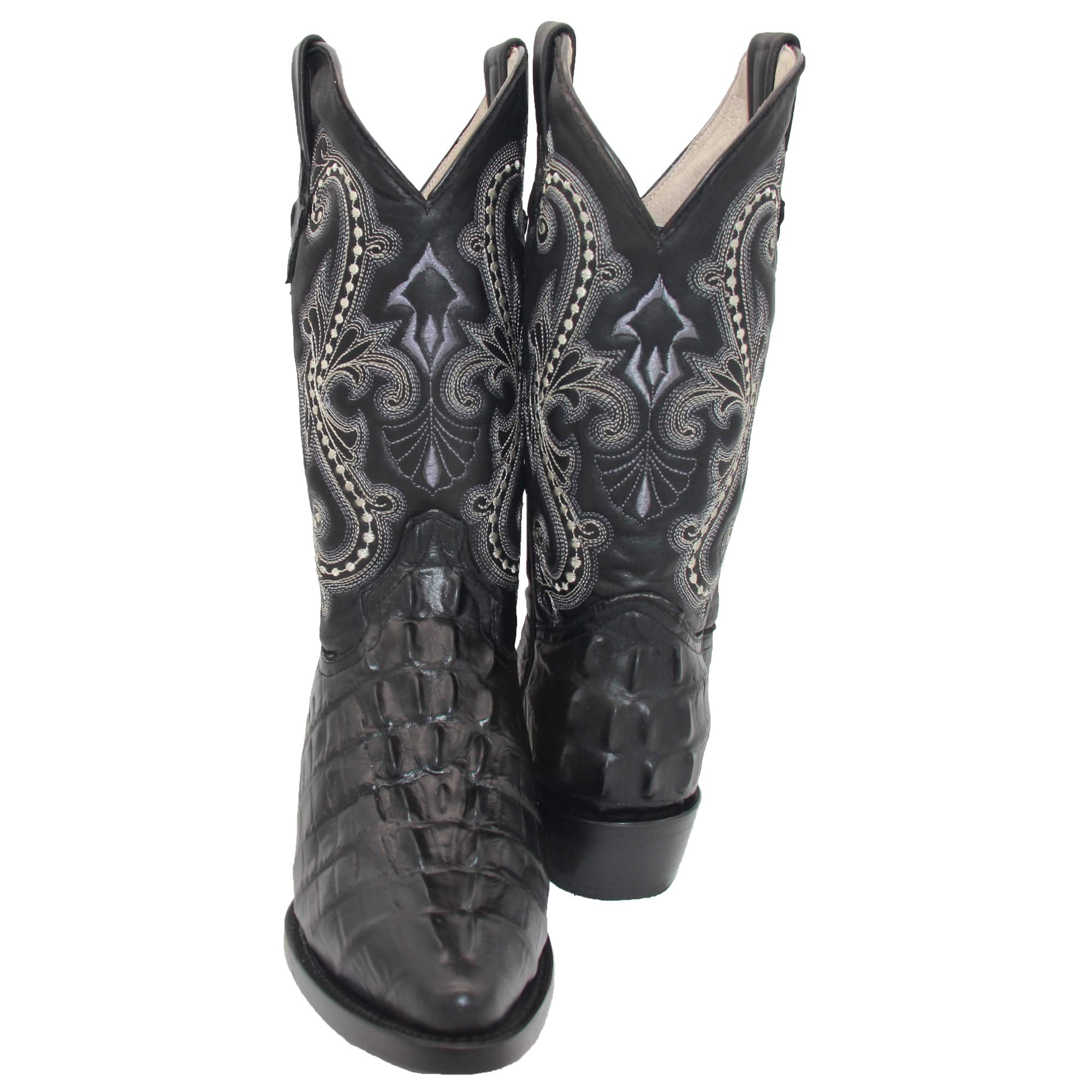 Men's Crocodile Print Alligator Design Western Cowboy Boot