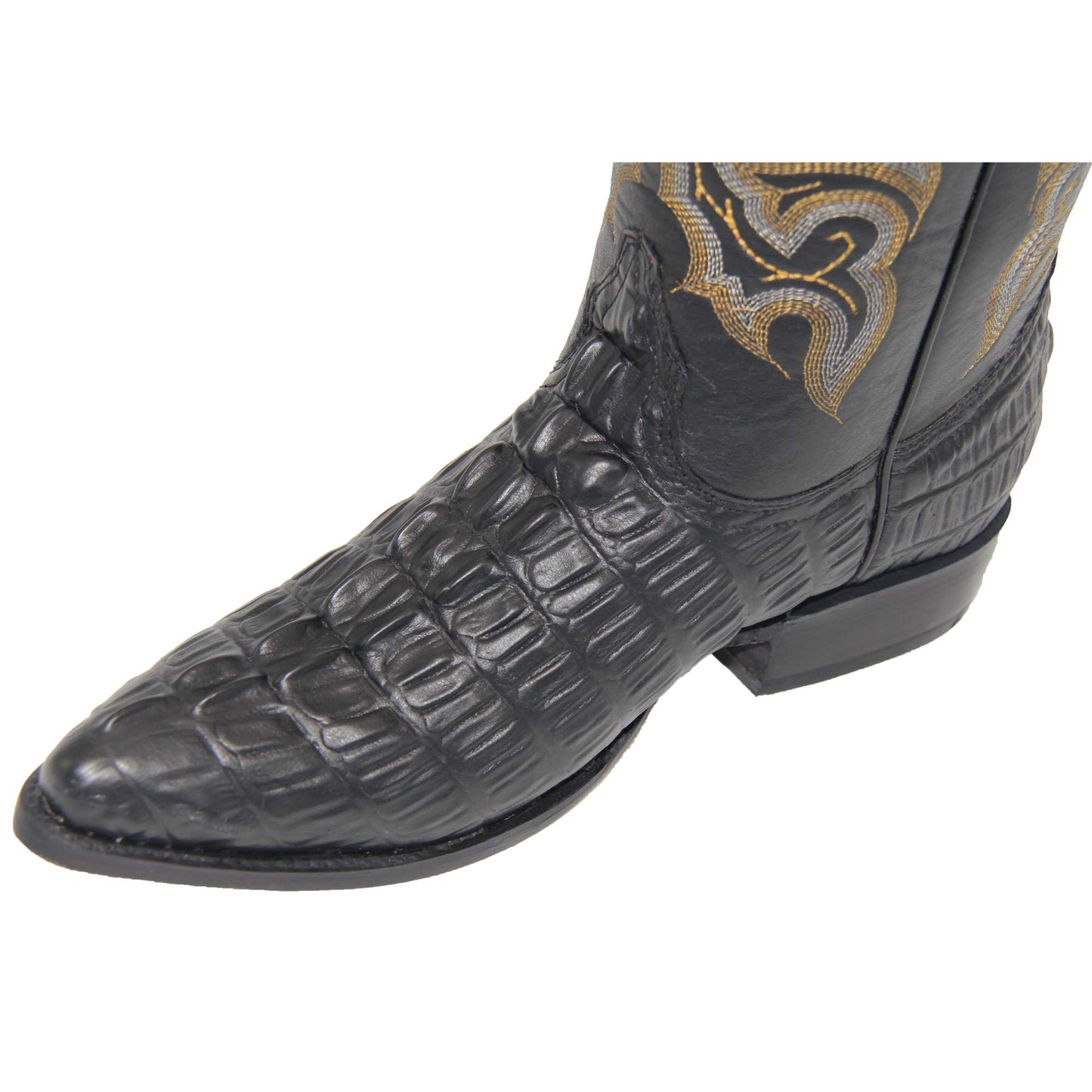 Men's Crocodile Print J Toe Western Cowboy Boot