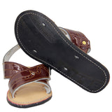 Mens Shiny Leather Mexican Huarache Sandal