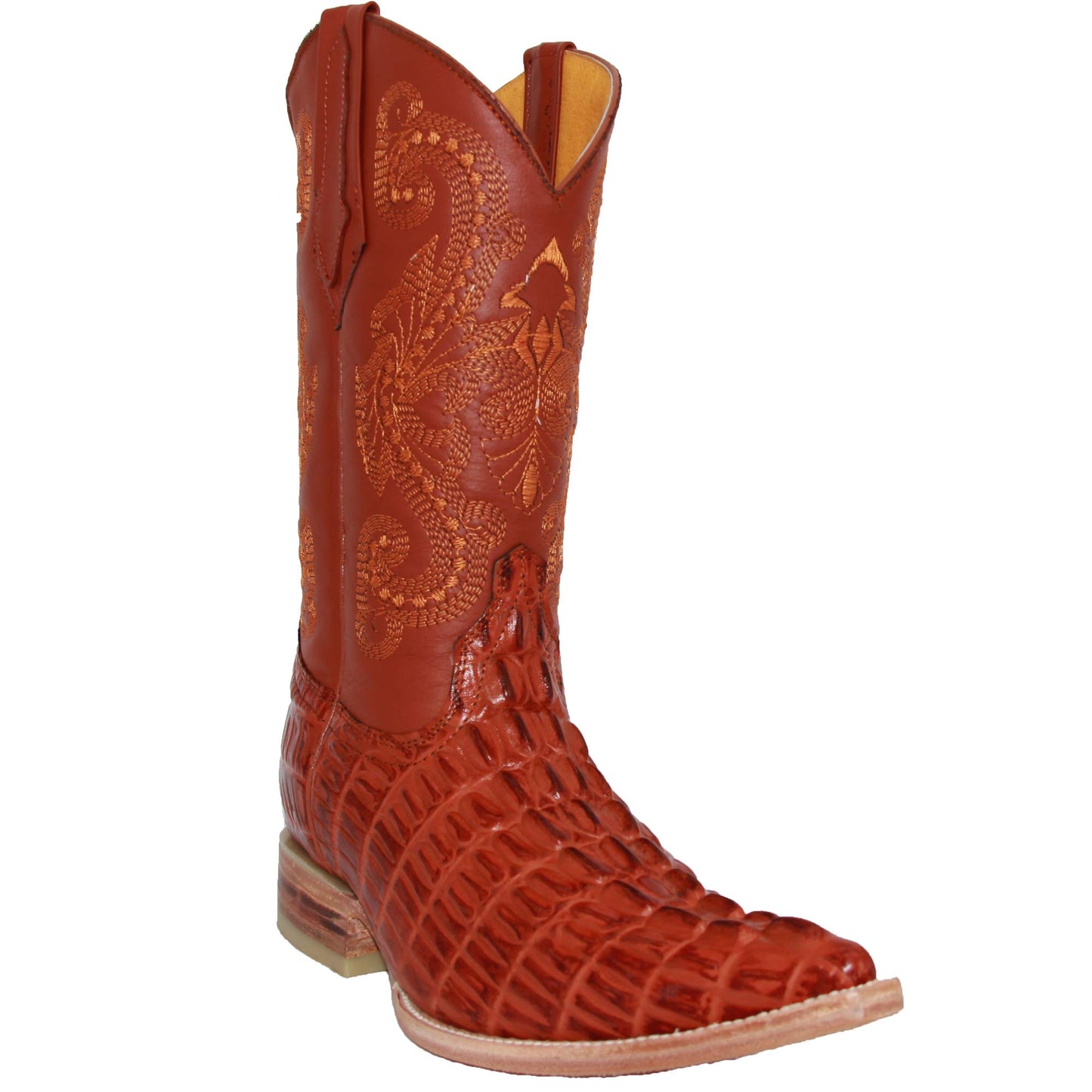 Men's Chihuahua Snip Toe Crocodile Print Cowboy Boot