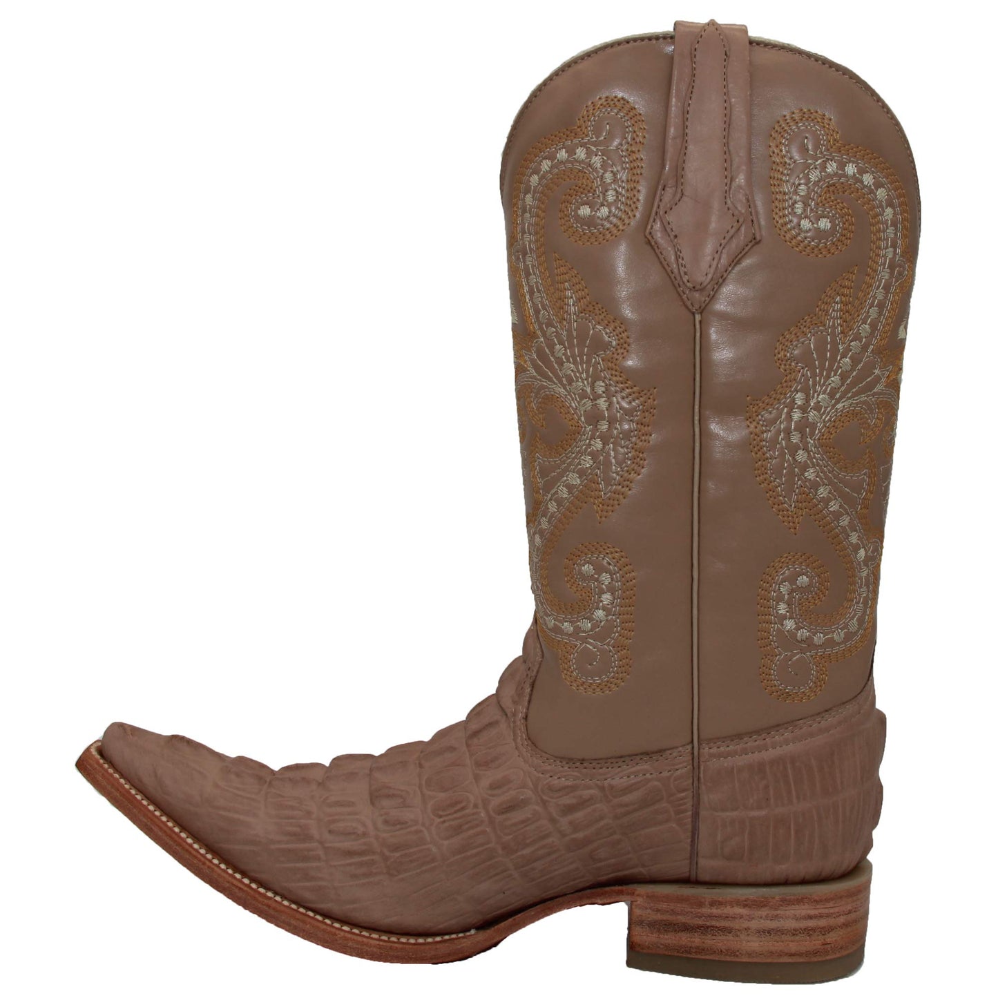 Men's Chihuahua Snip Toe Crocodile Print Cowboy Boot