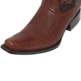 Men’s Genuine Leather Luxury Bull Neck Cowboy Boot