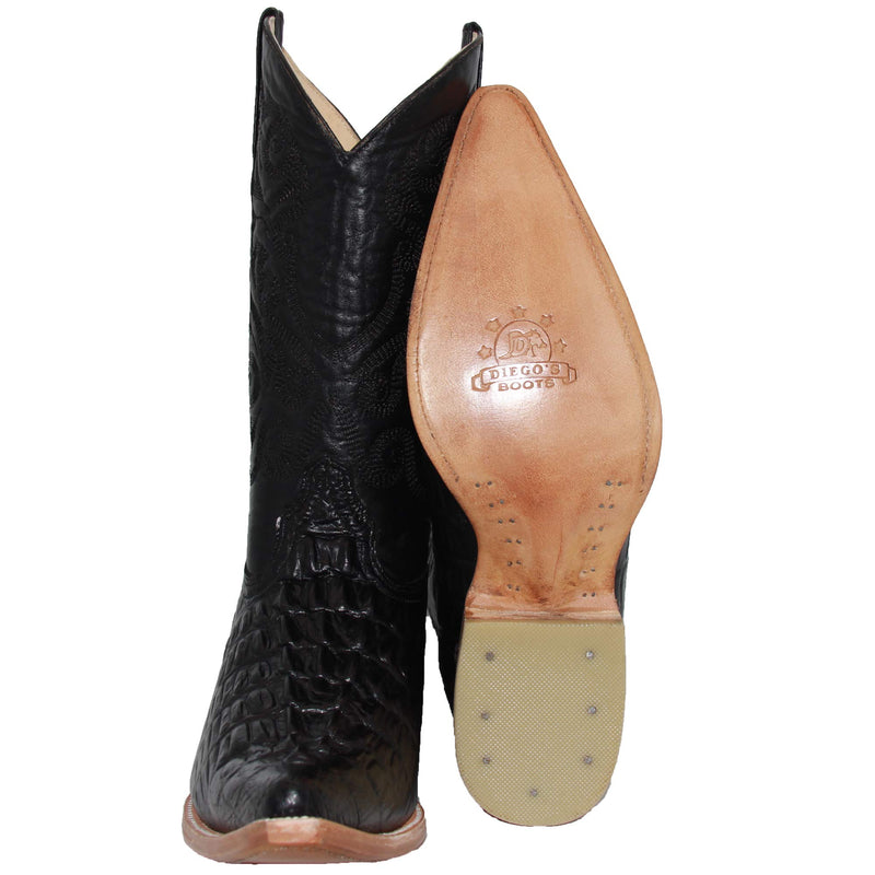 Men's Chihuahua Snip Toe Crocodile Print Cowboy Boot