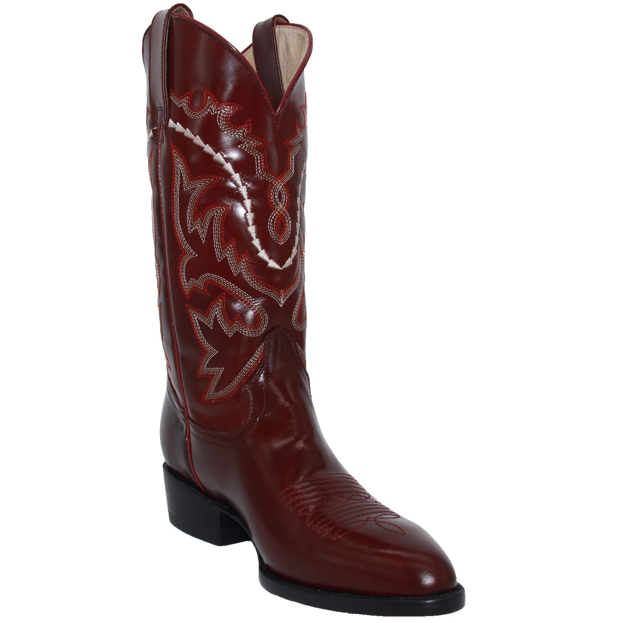Men's Genuine Leather Chameleon Design Western Cowboy Boot