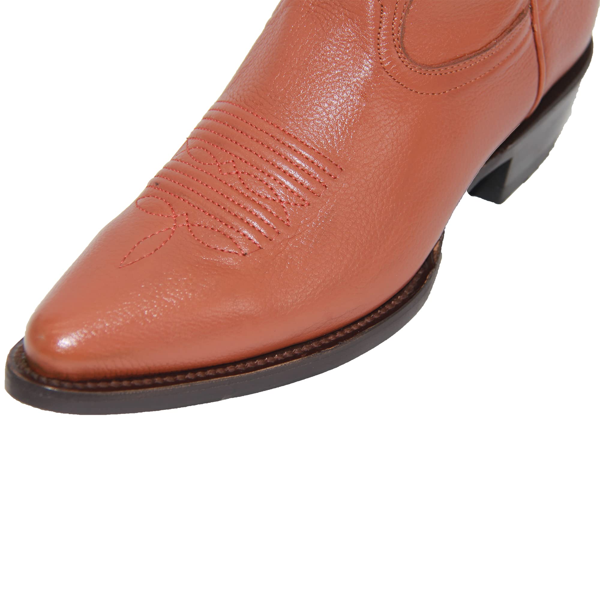 Men’s Genuine Leather J Toe Western Boot