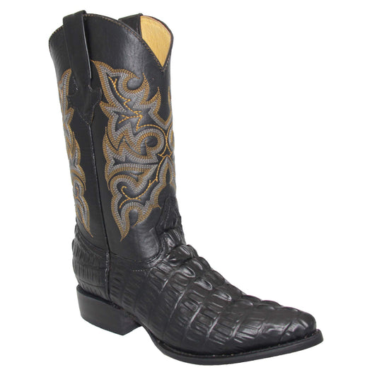 Men's Crocodile Print J Toe Western Cowboy Boot