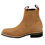 Men’s Square Toe Short Ankle Western Work Boot
