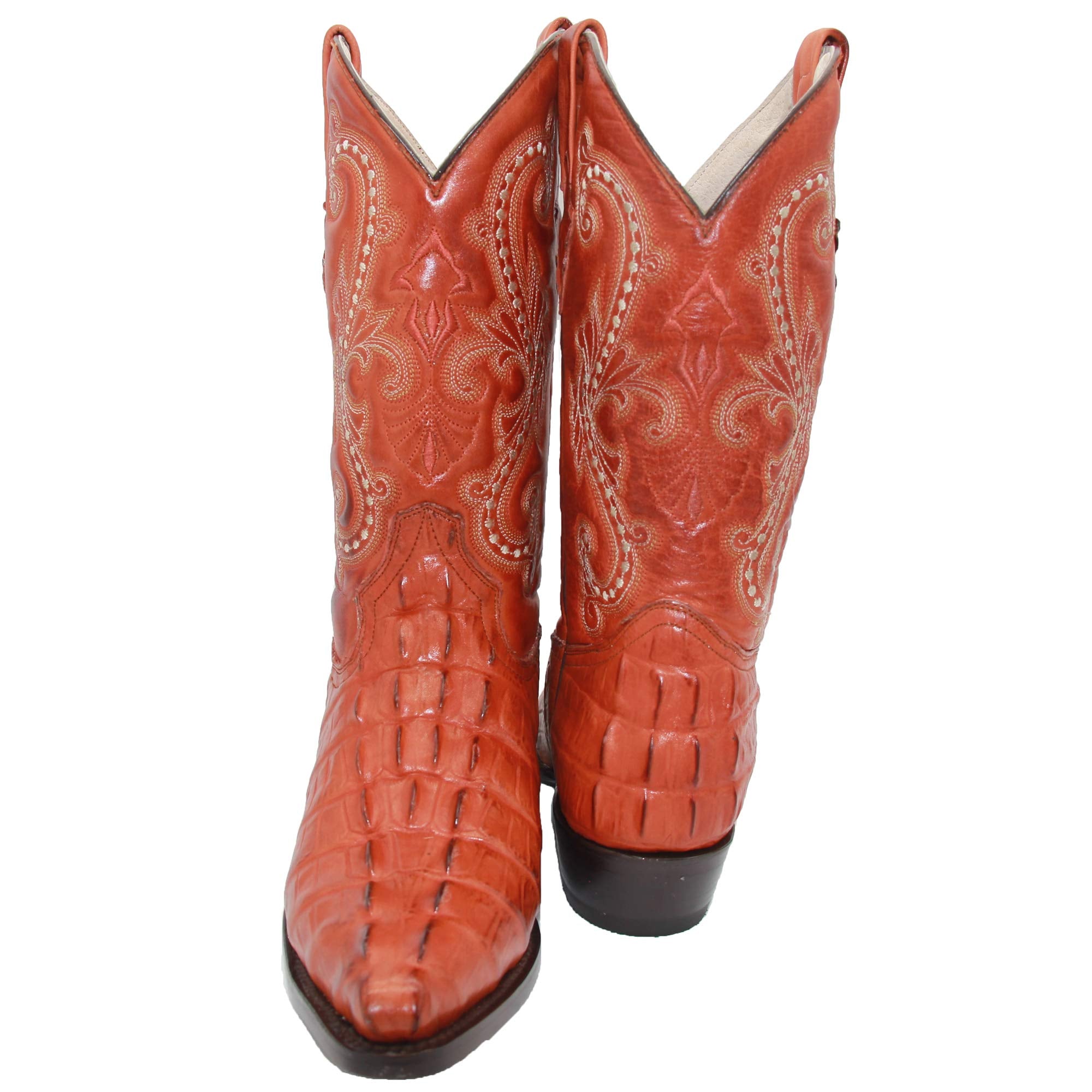 Men's Crocodile Print Alligator Design Western Cowboy Boot