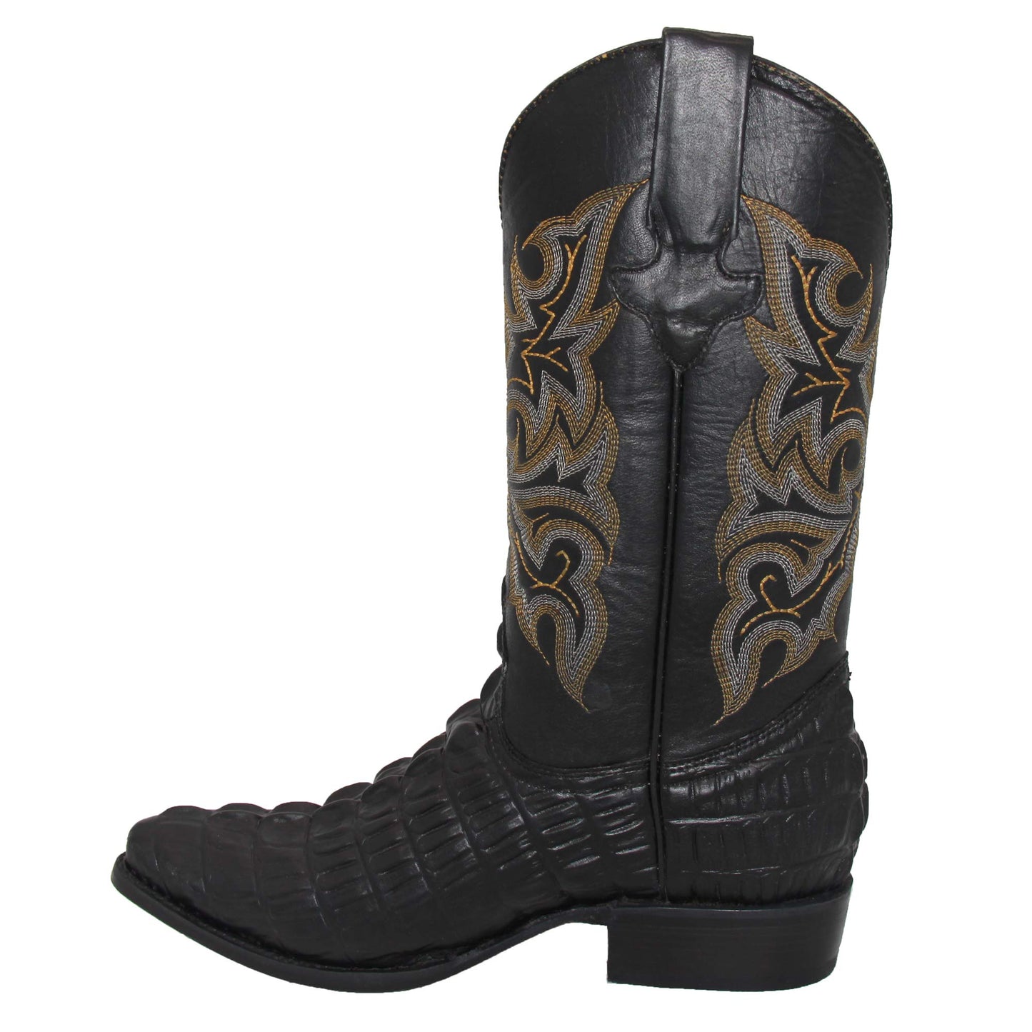 Men's Crocodile Print J Toe Western Cowboy Boot