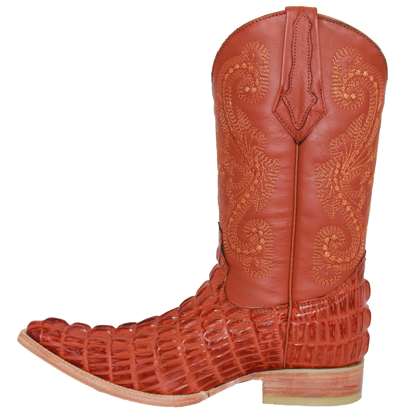 Men's Chihuahua Snip Toe Crocodile Print Cowboy Boot