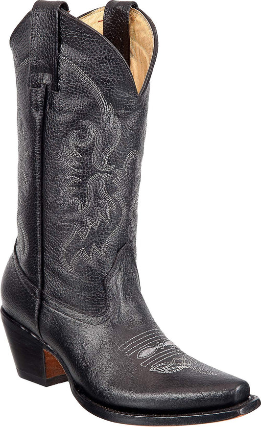 Women's Leather Snip Toe Cowboy Boot