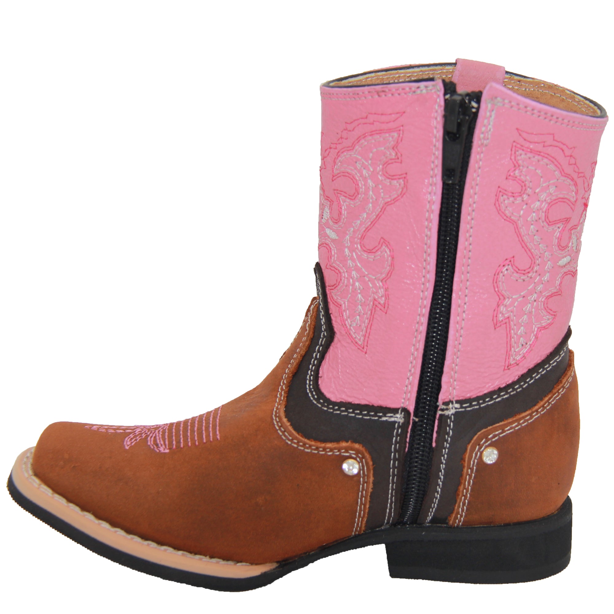 Little Girls Pink Cowboy Boot