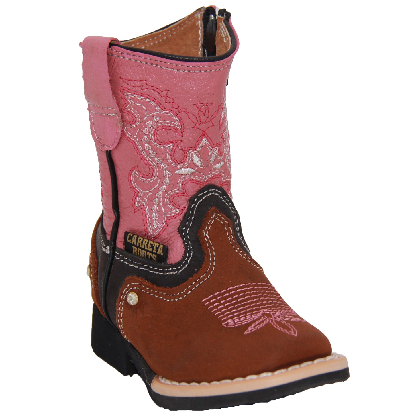 Little Girls Pink Cowboy Boot