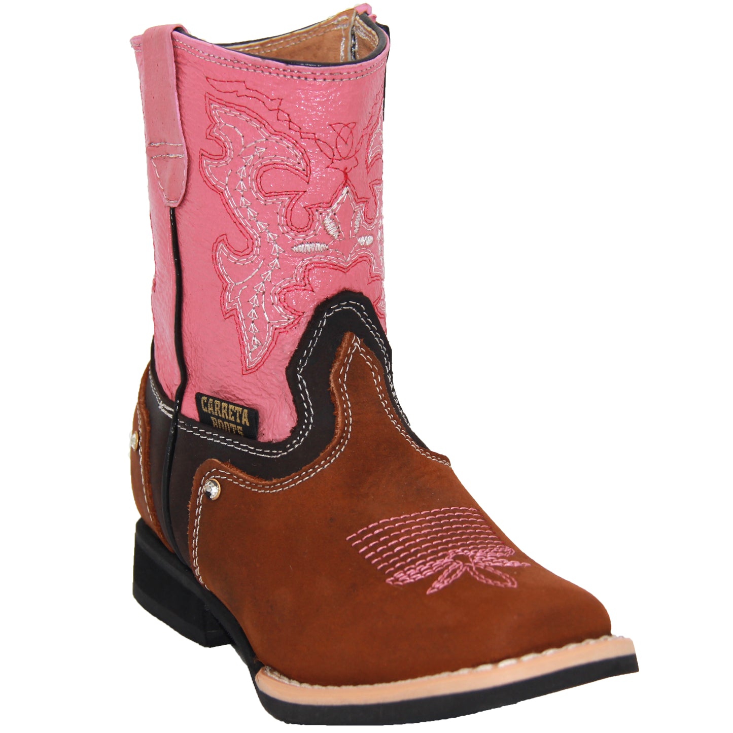 Little Girls Pink Cowboy Boot