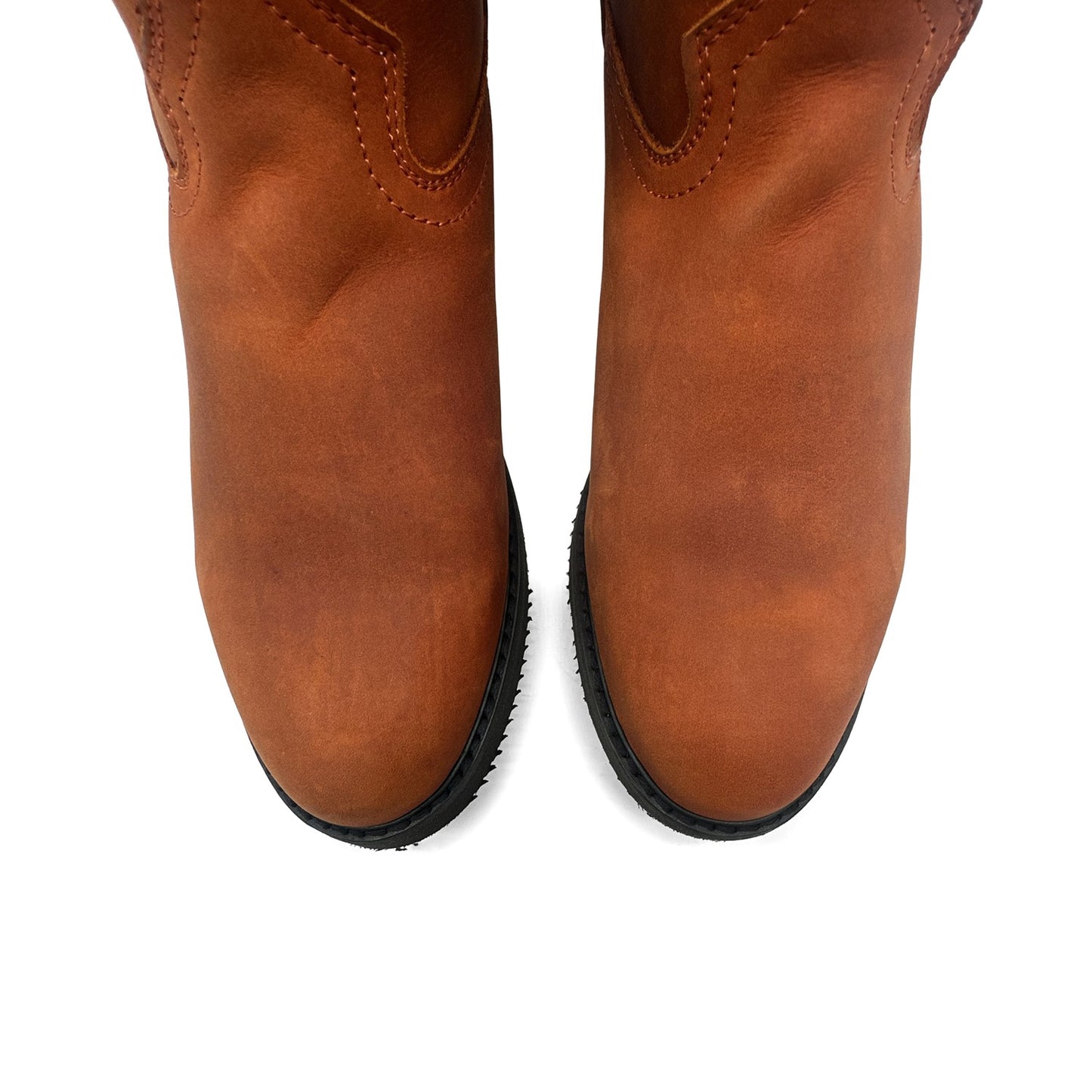 Men's Leather Lightweight Soft Toe Western Work Boot