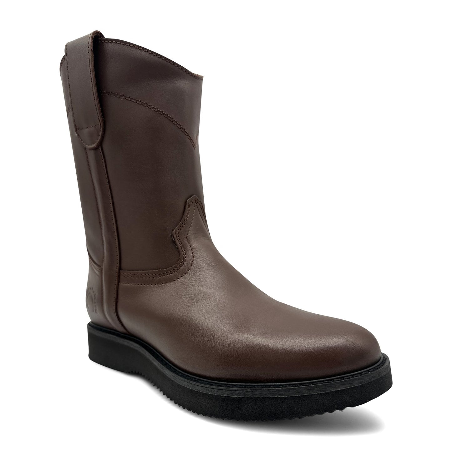 Men's Leather Lightweight Soft Toe Western Work Boot