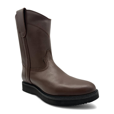 Men's Leather Lightweight Soft Toe Western Work Boot