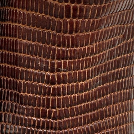 Men’s Genuine Leather Lizard Print Square Toe Dress Cowboy Boot