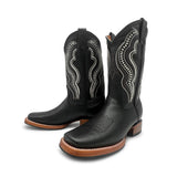 Square Toe Men's Leather Cowboy Western Boot