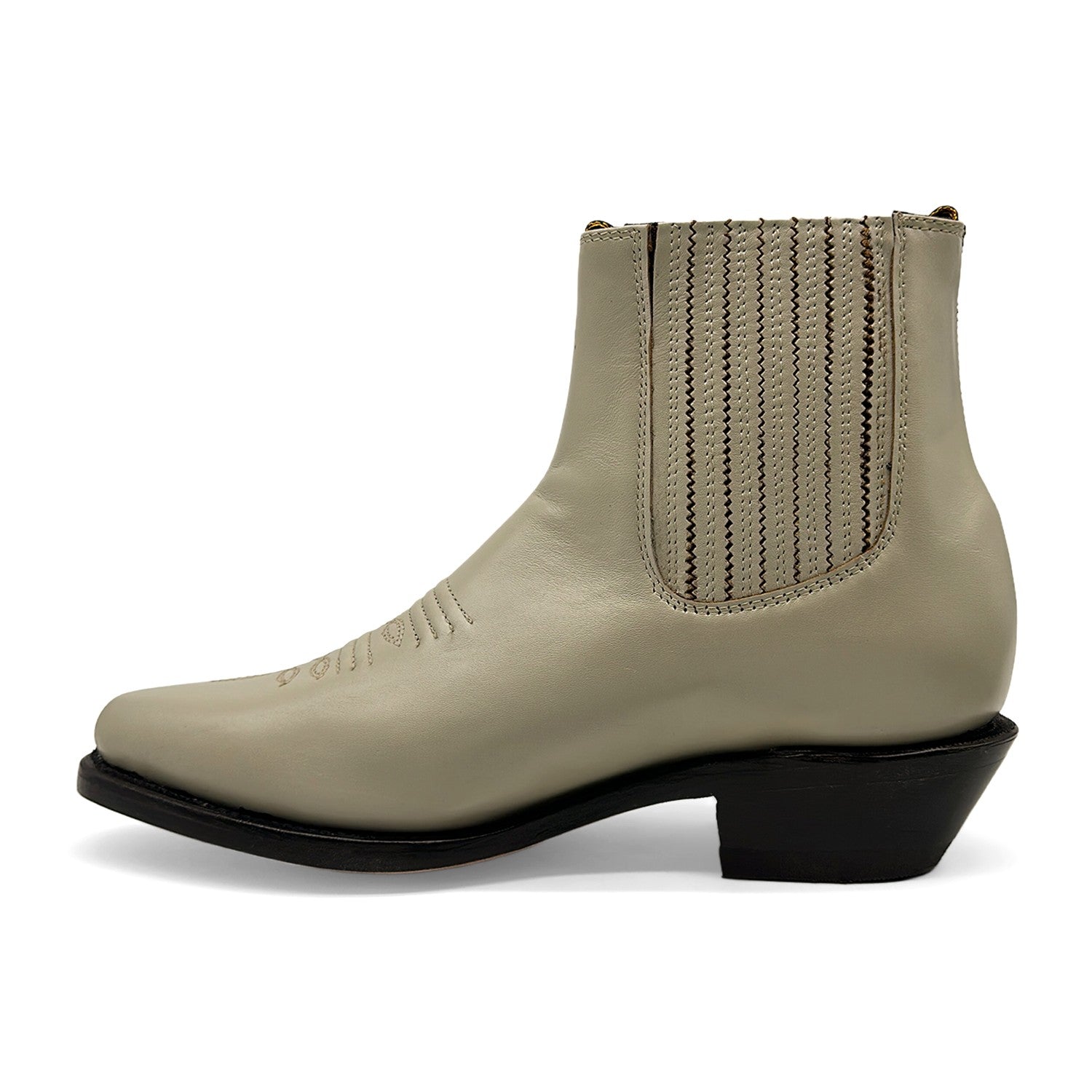 Men’s J Toe Short Ankle Leather Boot