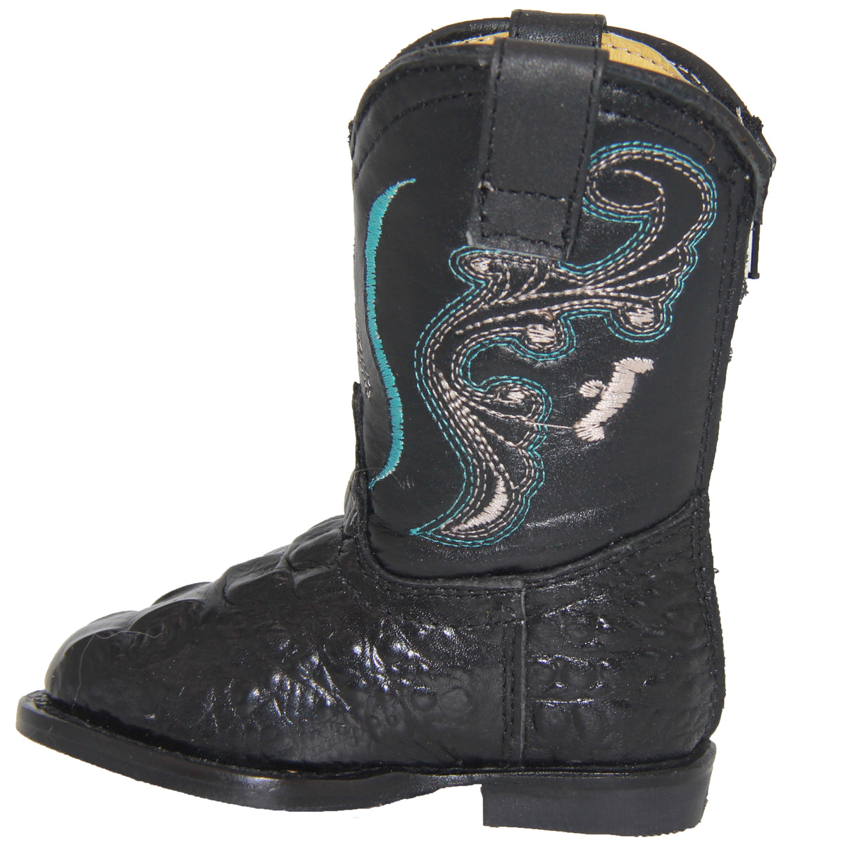 Kids Cowboy Boot Infant Toddler Crocodile Alligator Print Western Boot