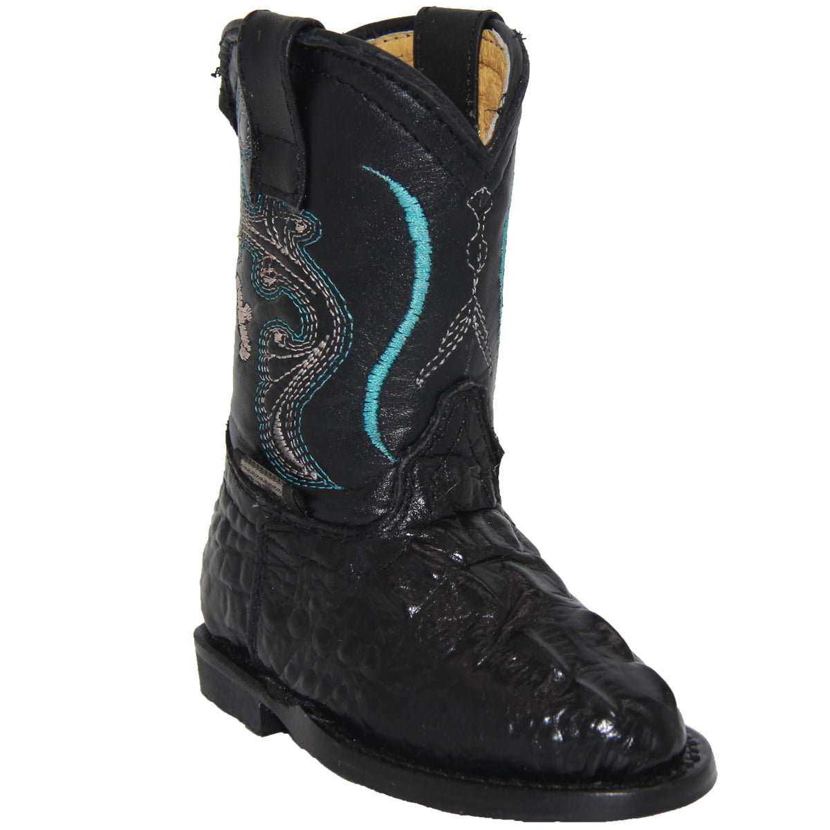 Kids Cowboy Boot Infant Toddler Crocodile Alligator Print Western Boot