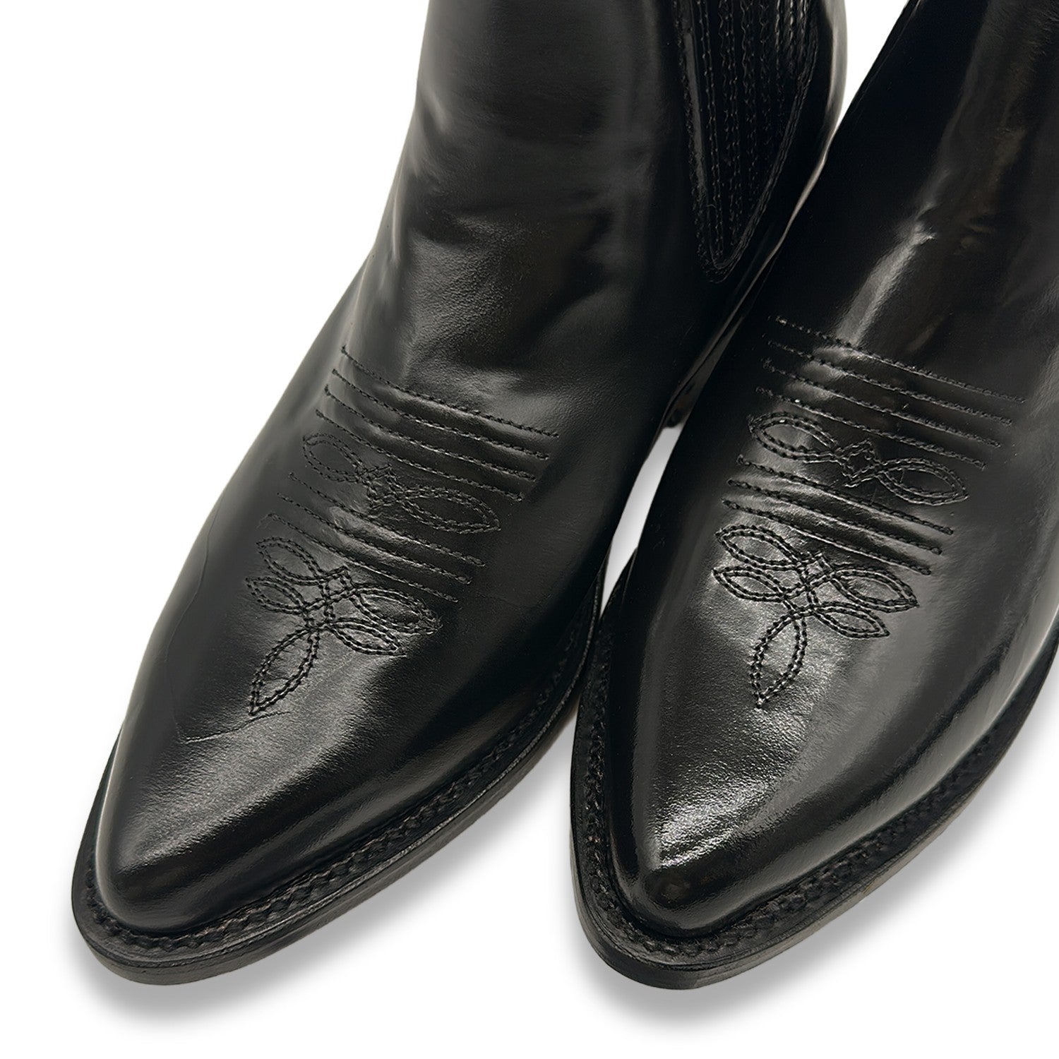Men’s J Toe Short Ankle Leather Boot