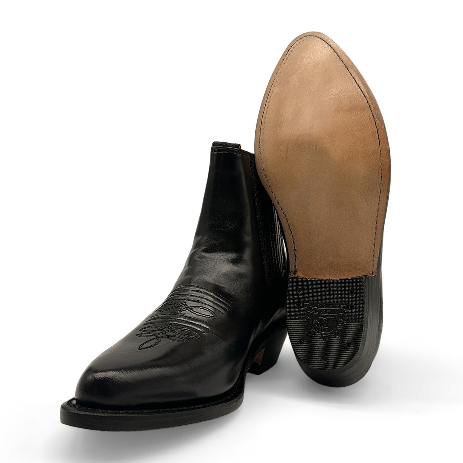 Men’s J Toe Short Ankle Leather Boot