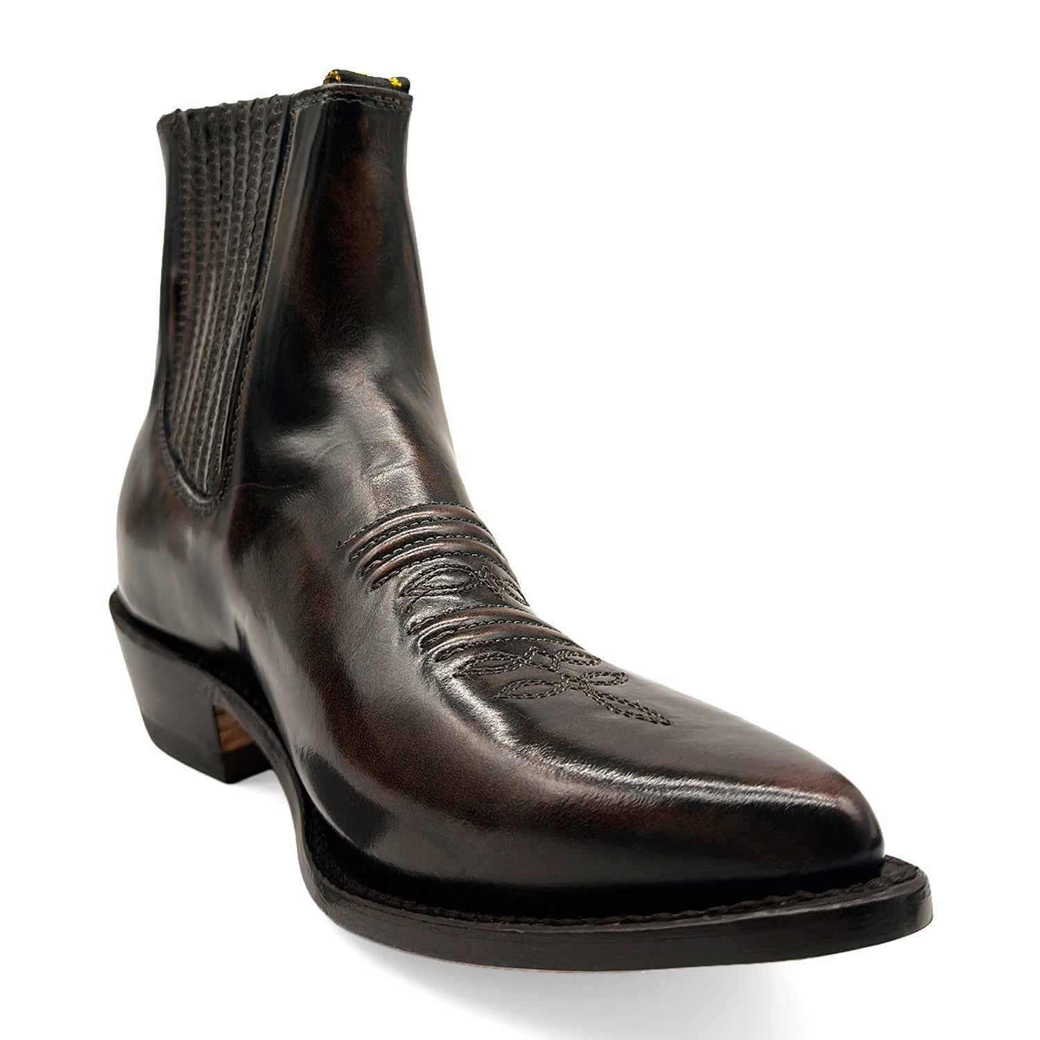 Men’s J Toe Short Ankle Leather Boot