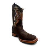 Square Toe Men's Leather Cowboy Western Boot