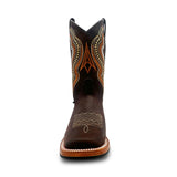 Square Toe Men's Leather Cowboy Western Boot