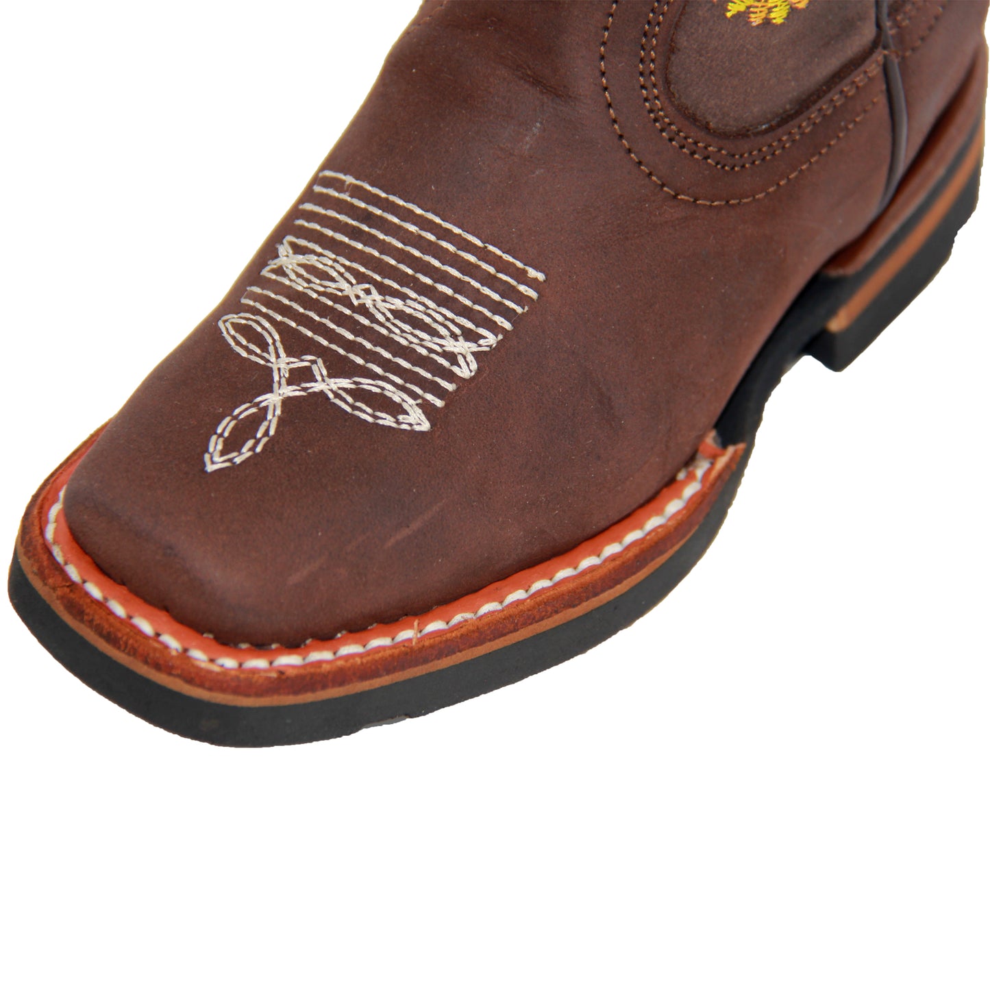 Kids Western Boot Girls Floral Sunflower Embroidered Cowgirl Cowboy Boot