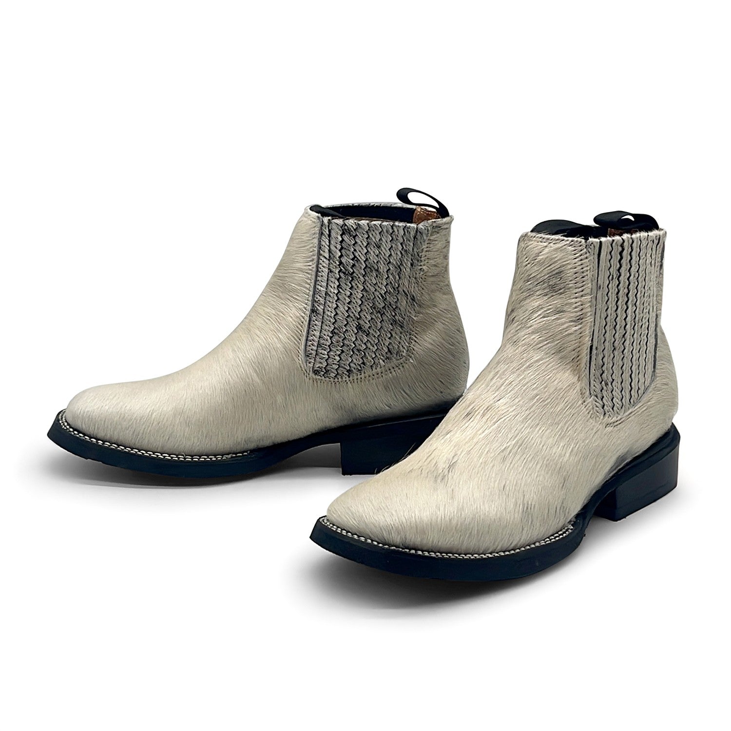 Men’s Chelsea Pony Hair Western Ankle Boot