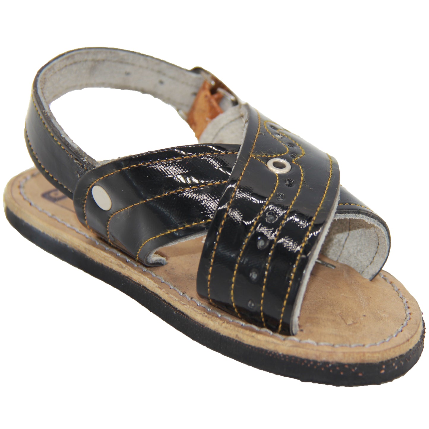 Kids Mexican Huarache Sandal, Toddlers Authentic Mexican Leather Sandal