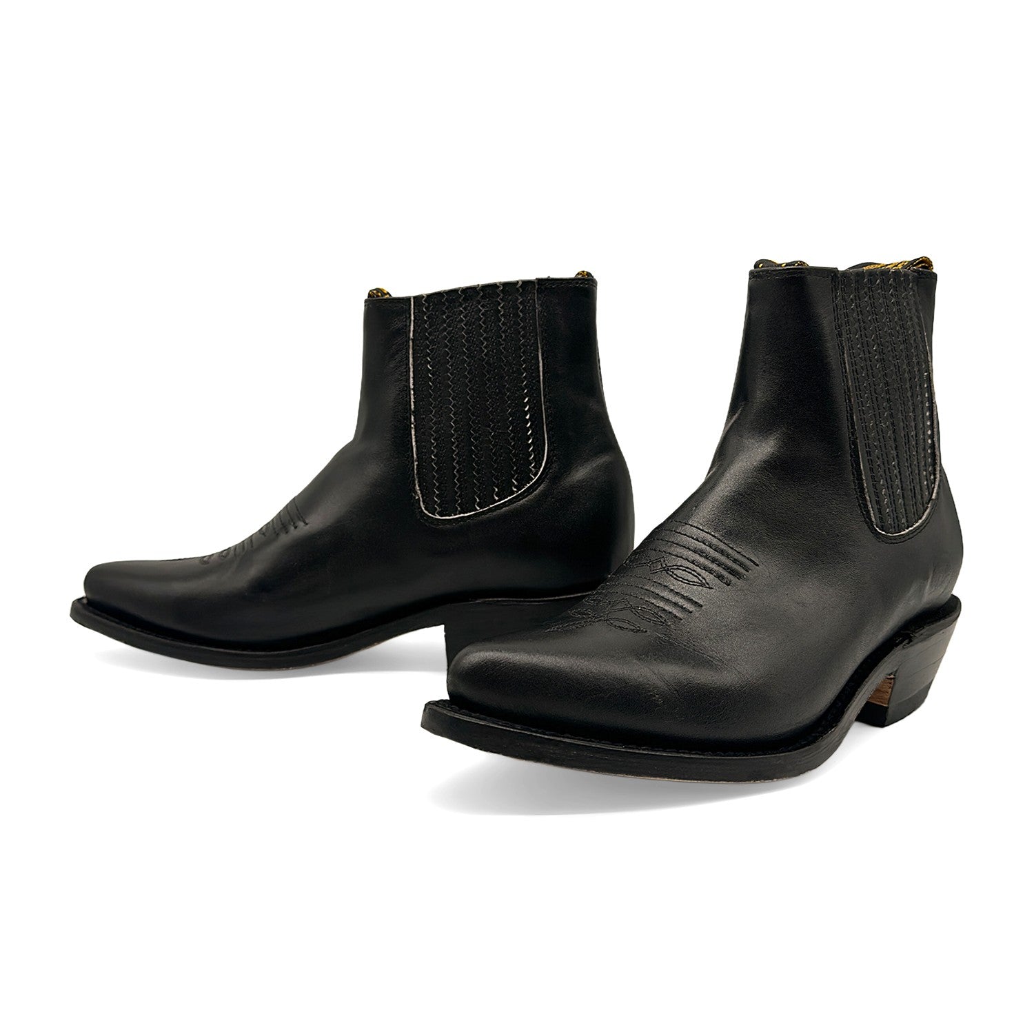 Men’s J Toe Short Ankle Leather Boot