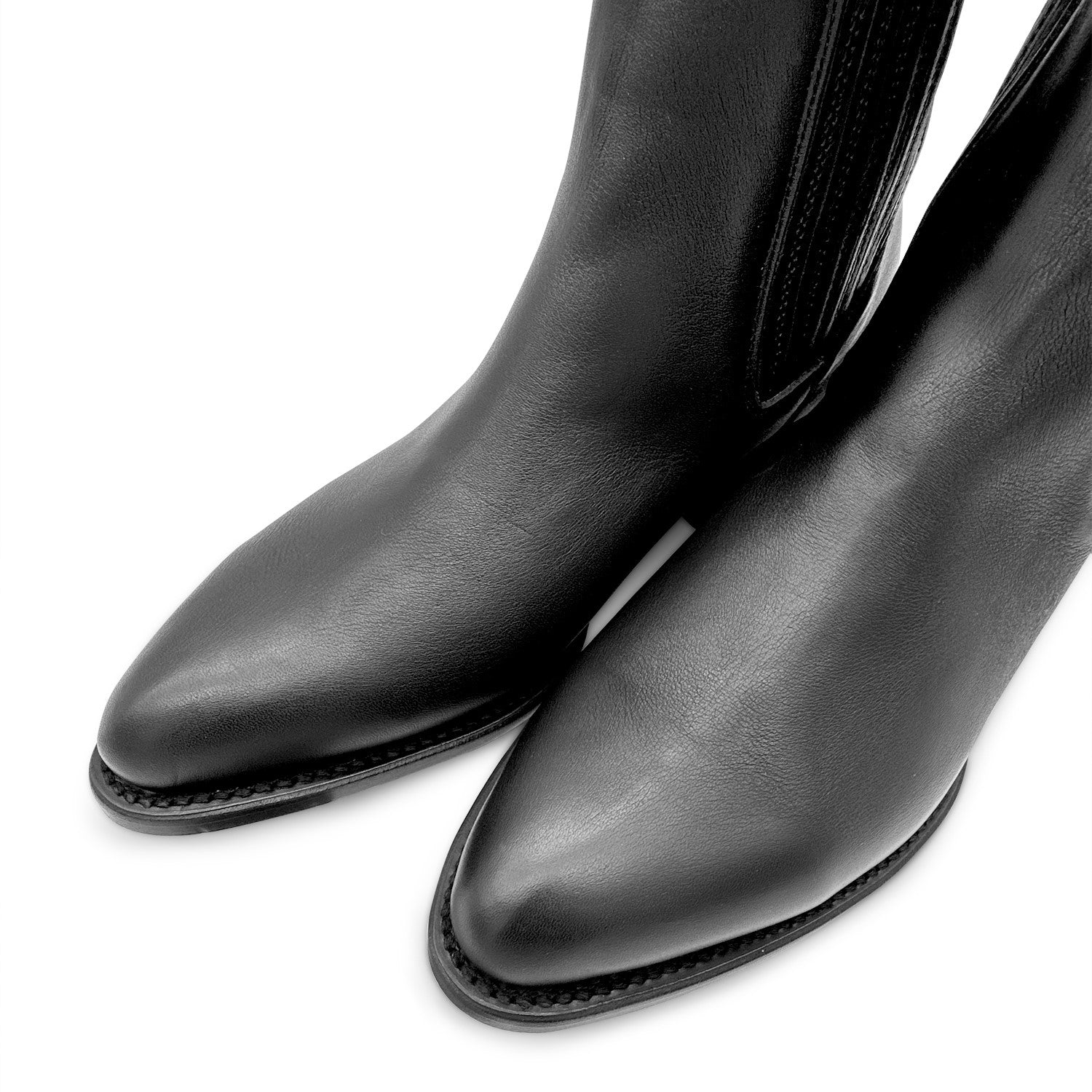 Men’s J Toe Leather Brown Ankle Cowboy Boot