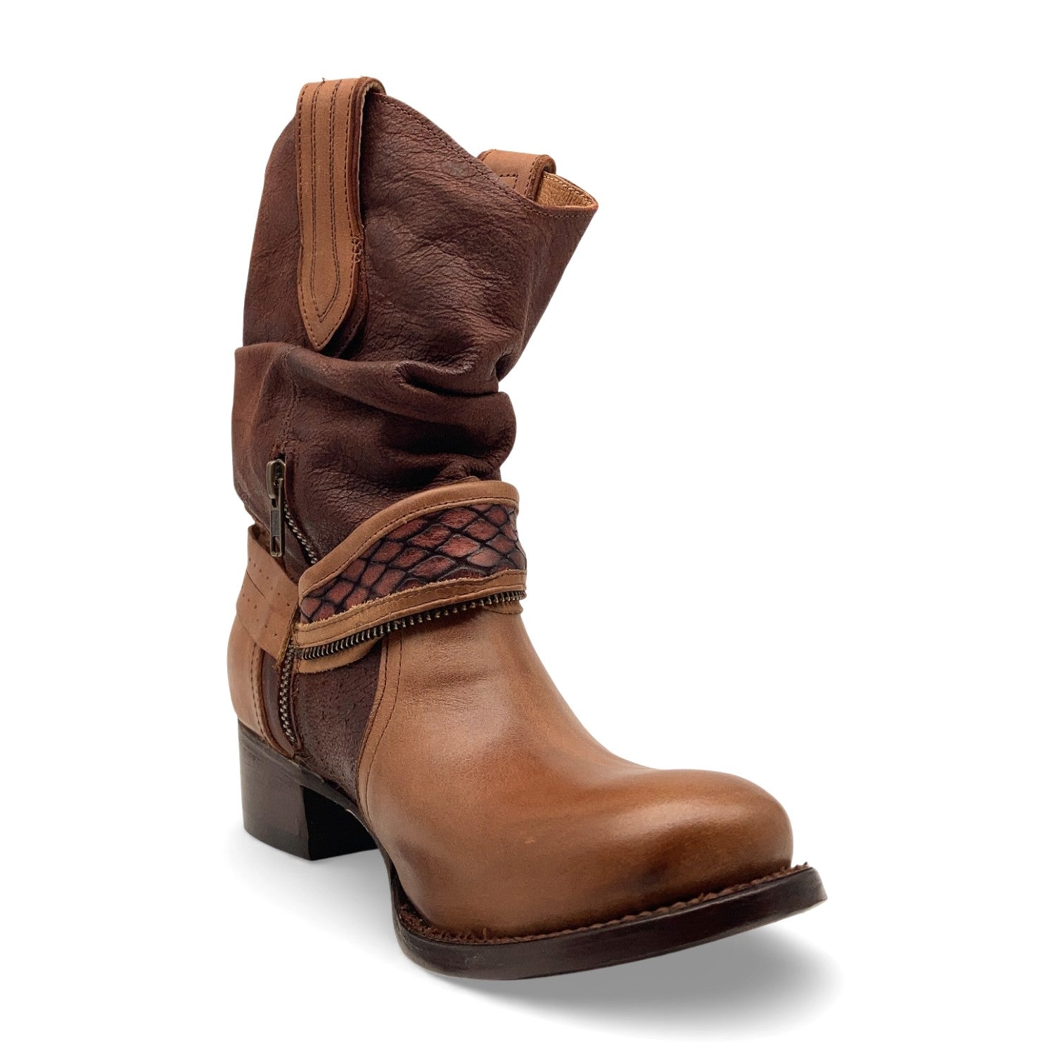 Womens Western Cowboy Cowgirl Leather Boot