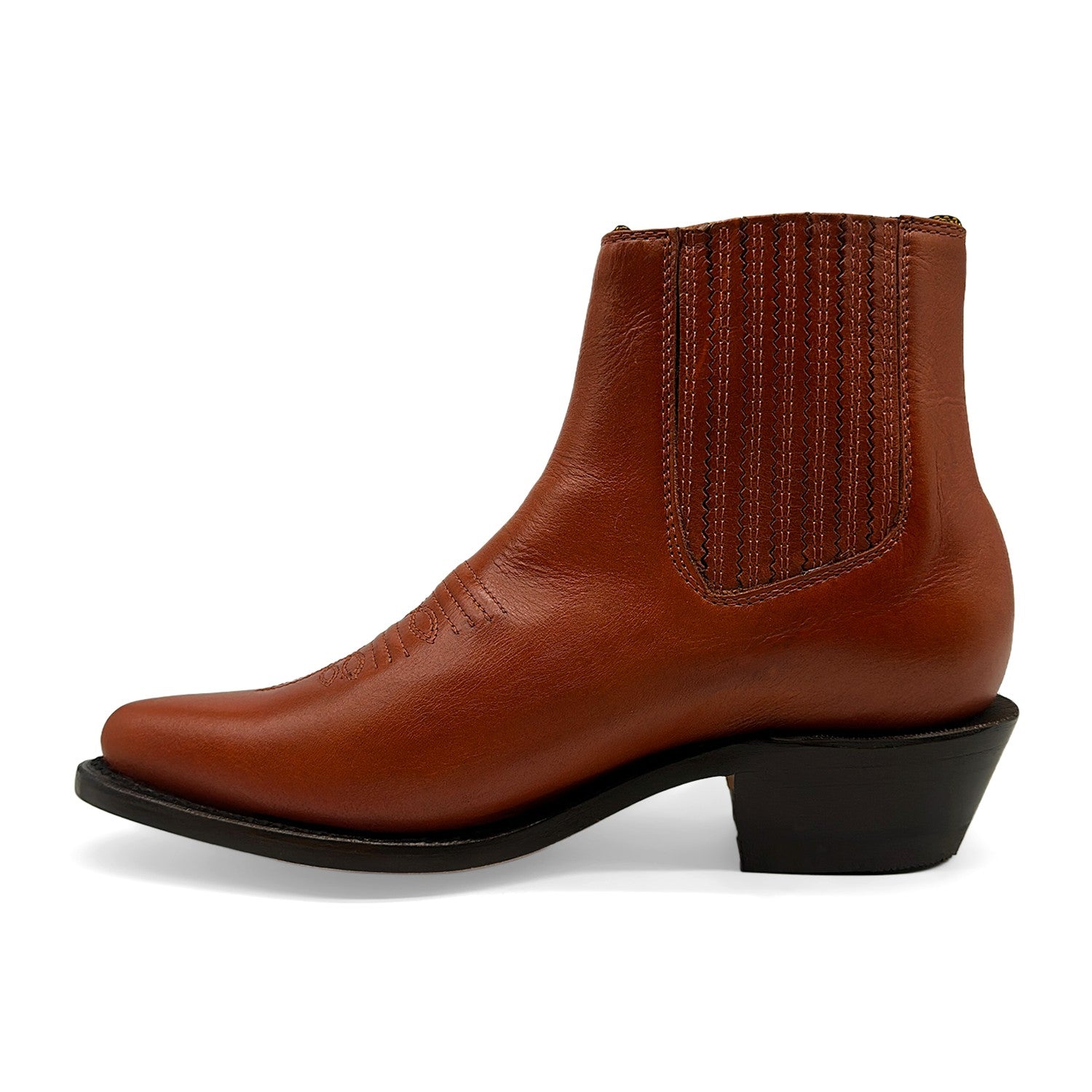 Men’s J Toe Short Ankle Leather Boot