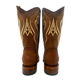 Square Toe Men's Leather Cowboy Western Boot