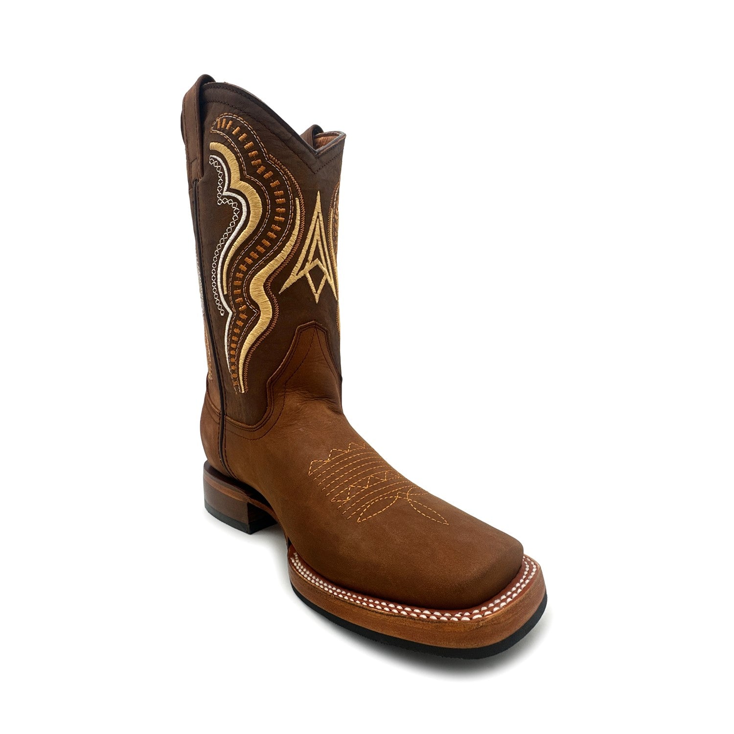 Men's Square Toe Leather Cowboy Western Boot