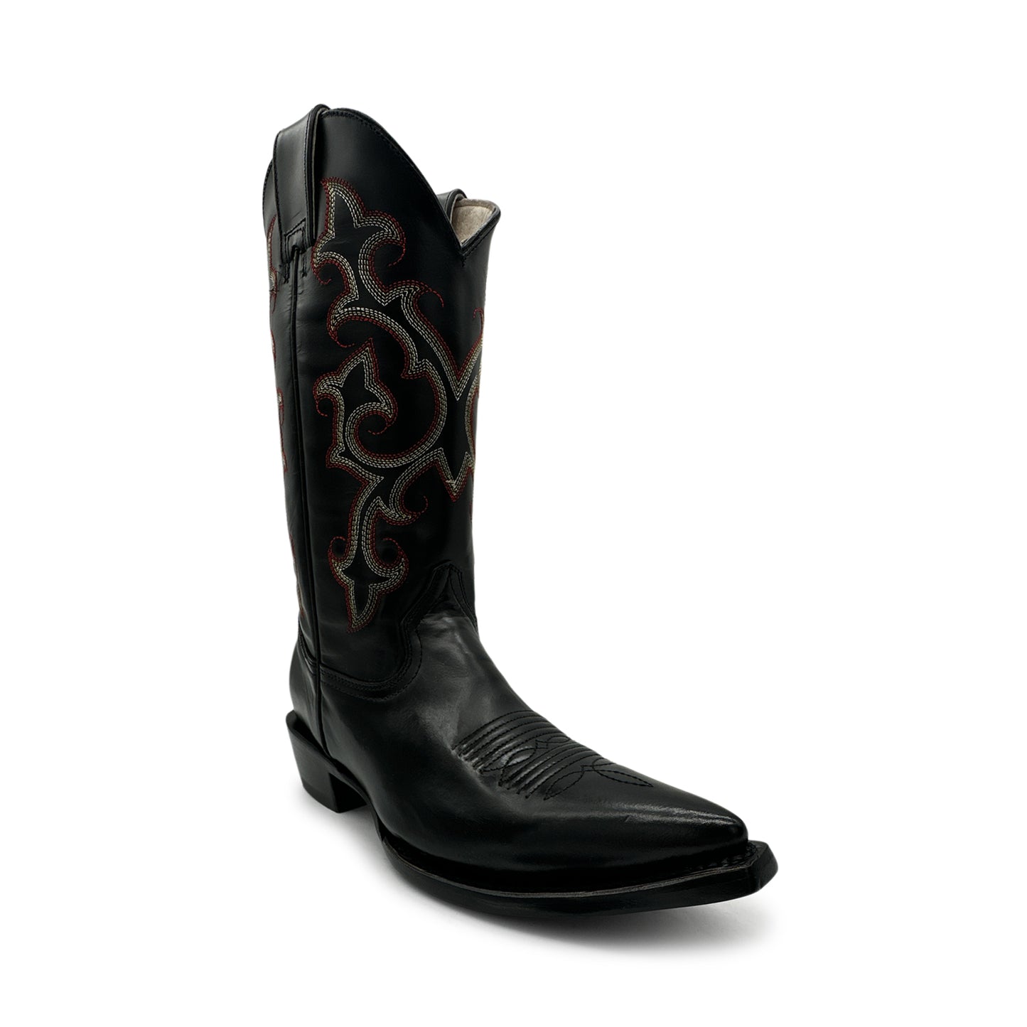 Women’s Genuine Leather Pointed Snip Toe Cowboy Cowgirl Boot