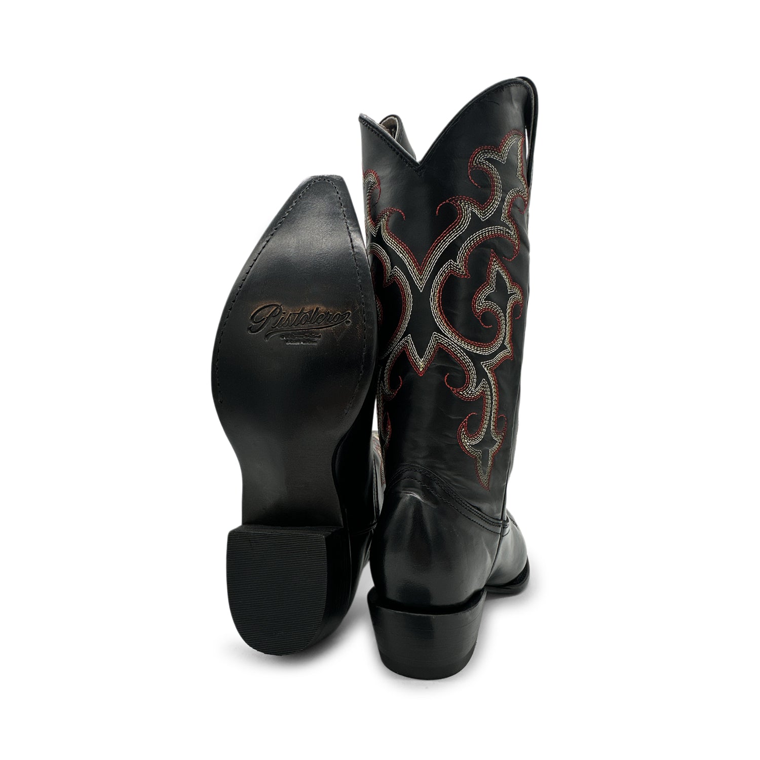 Women’s Genuine Leather Pointed Snip Toe Cowboy Cowgirl Boot
